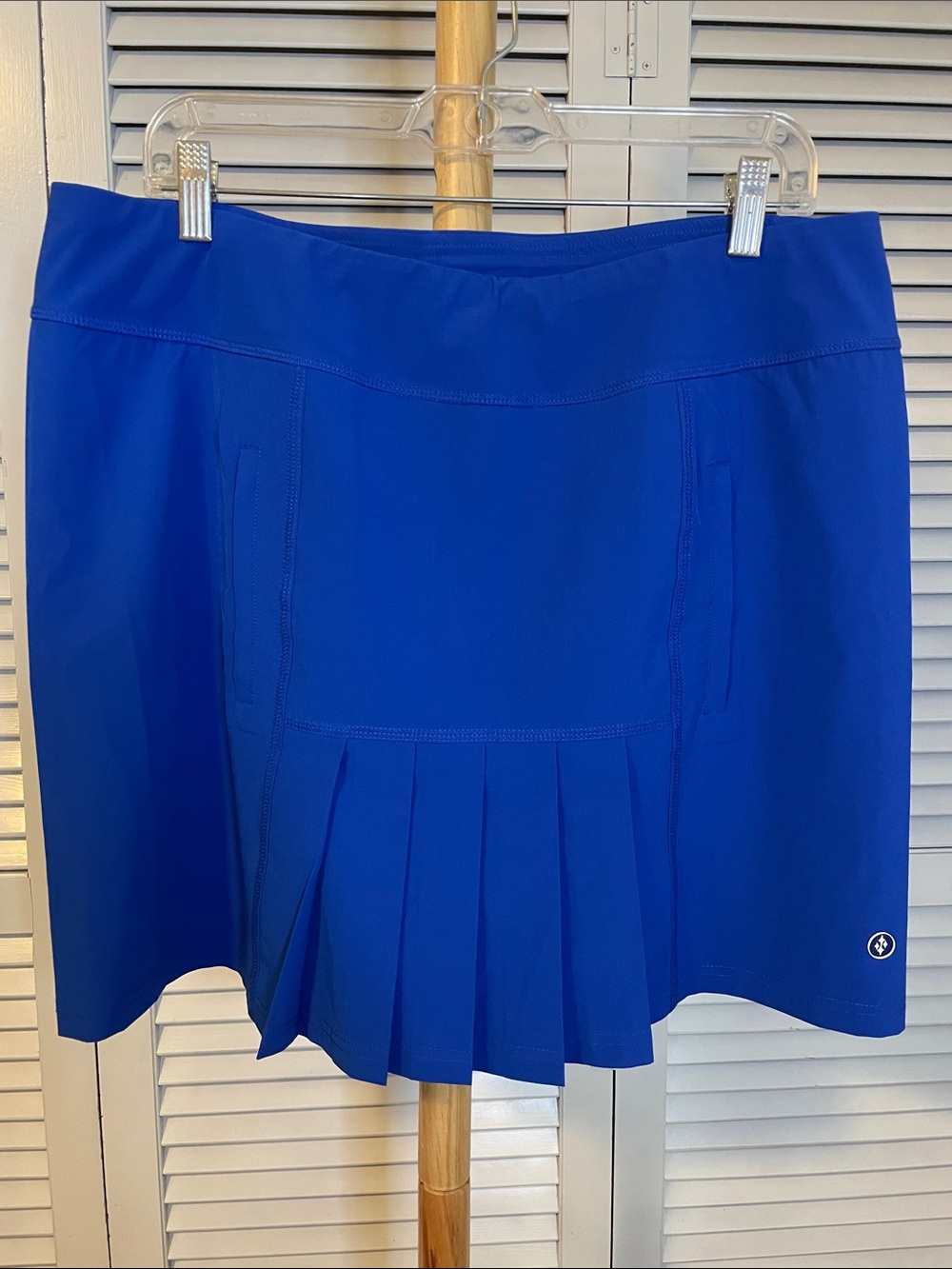 LN Jofit Pleated Performance Blue Golf Skort - Sz L